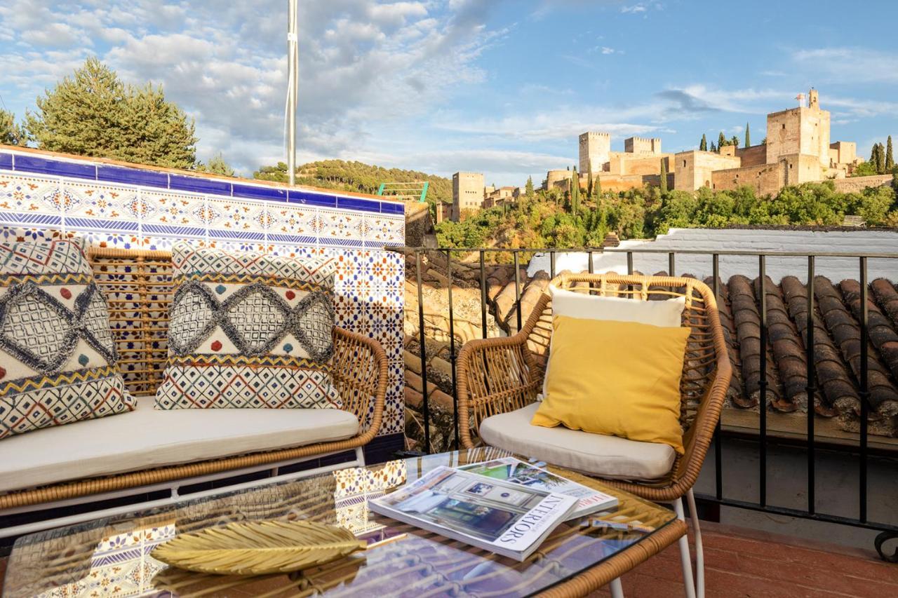 Albaicin Alhambra Views Private Terrace Apartment กรานาดา ภายนอก รูปภาพ